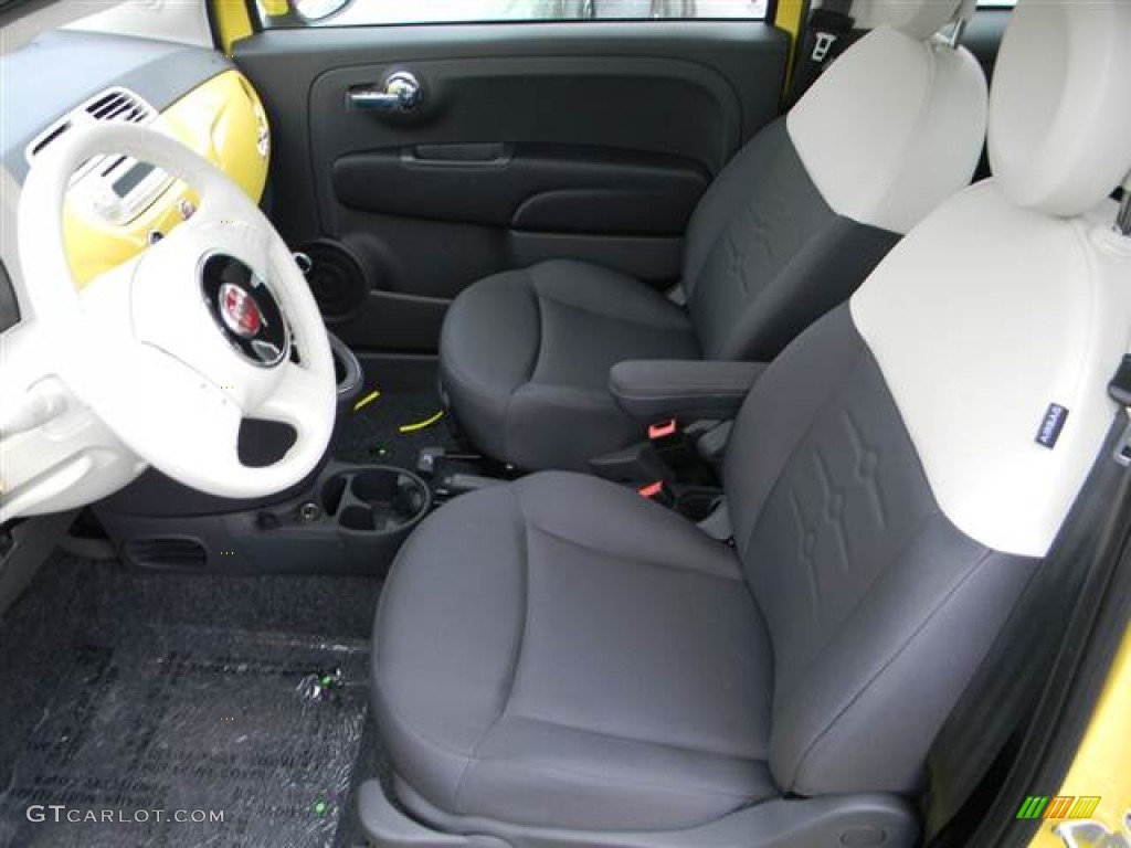 2012 Fiat 500 c cabrio Pop Front Seat Photo #64999427