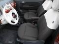 2012 Fiat 500 Tessuto Grigio/Avorio (Grey/Ivory) Interior Front Seat Photo