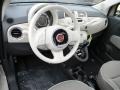 2012 Fiat 500 Tessuto Beige-Nero/Avorio (Beige-Black/Ivory) Interior Dashboard Photo