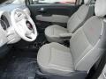 2012 Fiat 500 Tessuto Beige-Nero/Avorio (Beige-Black/Ivory) Interior Front Seat Photo