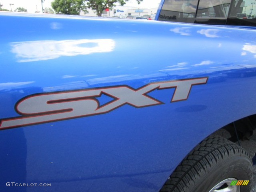 2008 Ram 1500 SXT Regular Cab - Electric Blue Pearl / Medium Slate Gray photo #6