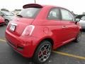 2012 Rosso Brillante (Red) Fiat 500 Sport  photo #3