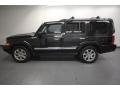 Brilliant Black Crystal Pearl 2009 Jeep Commander Overland 4x4 Exterior