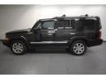 2009 Brilliant Black Crystal Pearl Jeep Commander Overland 4x4  photo #2