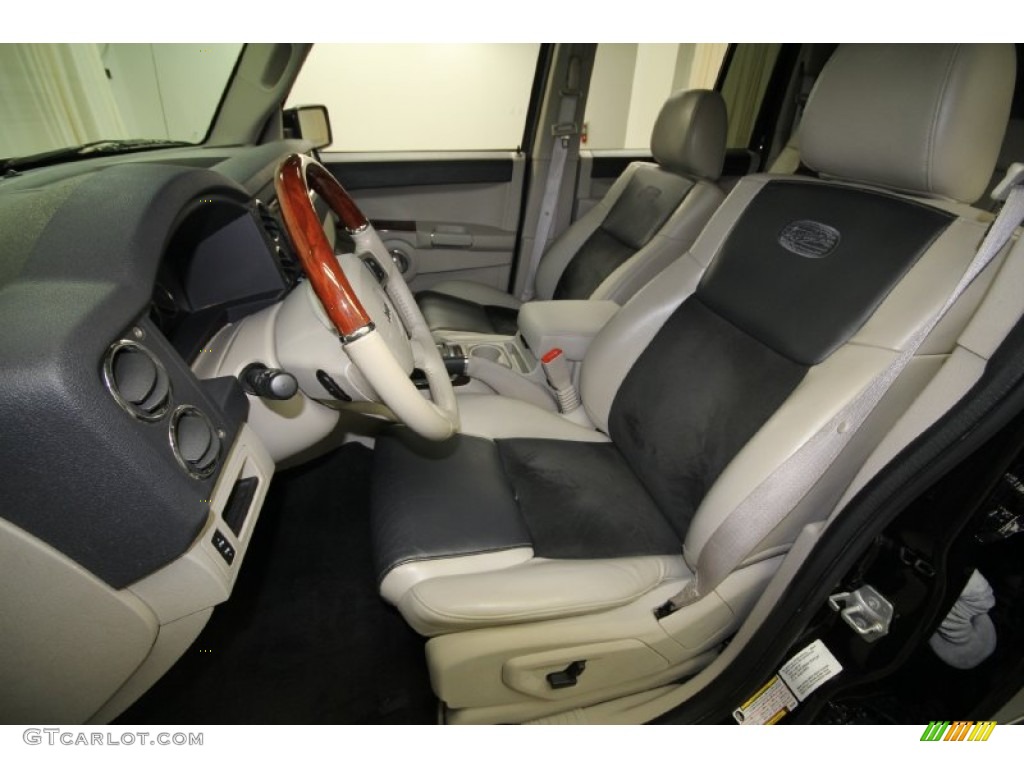 Dark Slate Gray/Light Graystone Interior 2009 Jeep Commander Overland 4x4 Photo #65001605