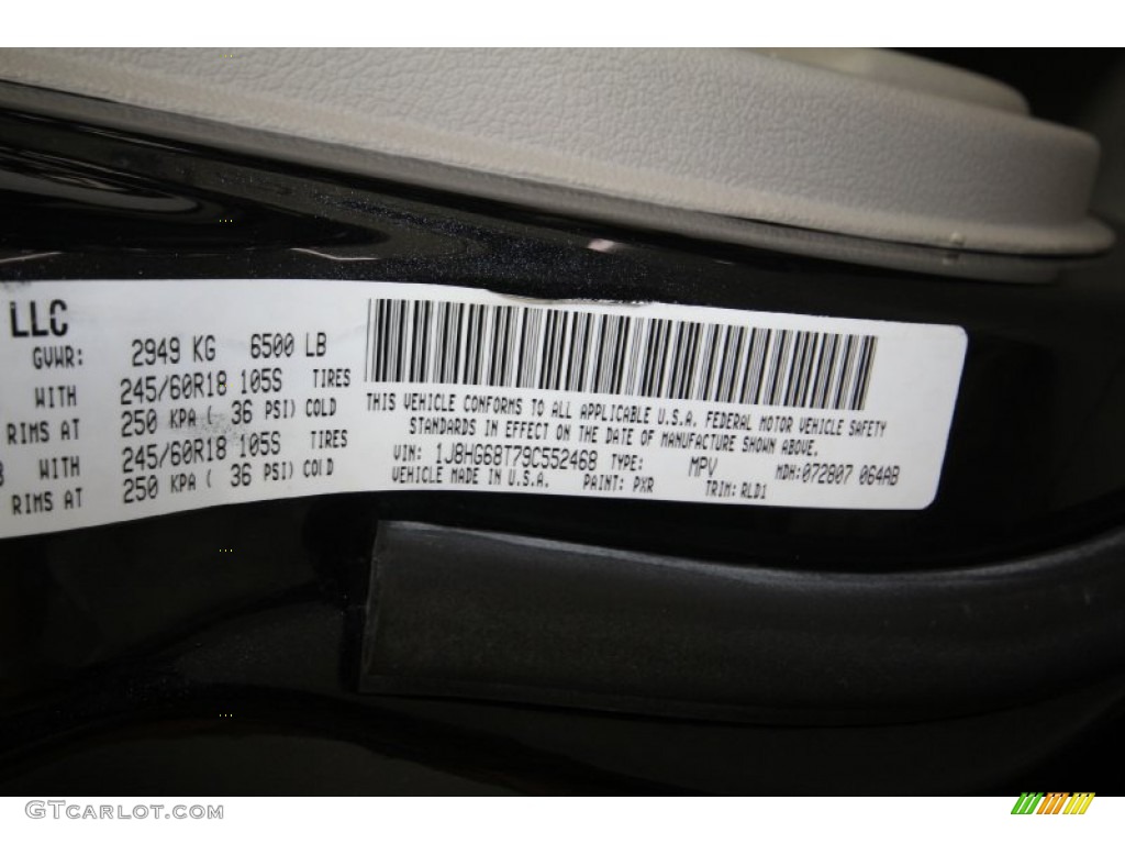 2009 Jeep Commander Overland 4x4 Color Code Photos
