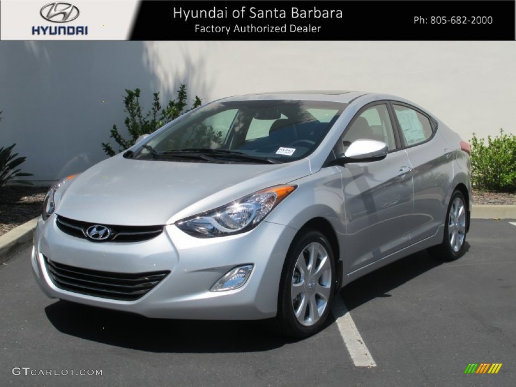 2013 Elantra Limited - Silver / Gray photo #1