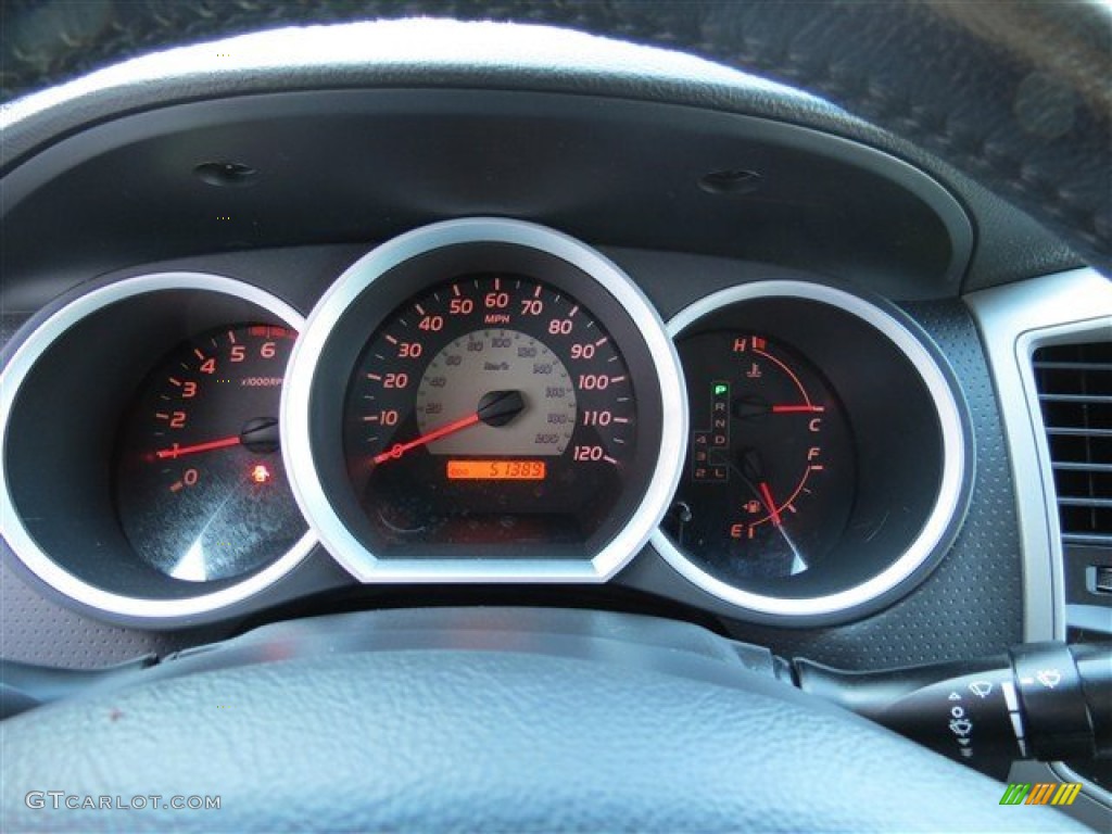2010 Toyota Tacoma V6 SR5 TRD Sport Double Cab Gauges Photo #65003154