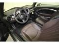 2012 Ice Chocolate Metallic Mini Cooper Convertible Highgate Package  photo #17