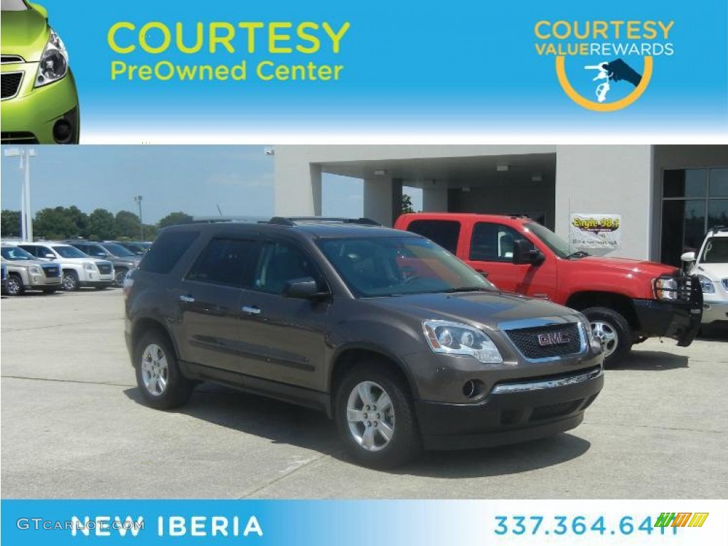 2010 Acadia SL - Medium Brown Metallic / Light Titanium photo #1