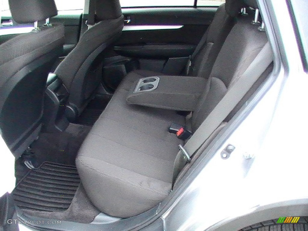 Off Black Interior 2010 Subaru Outback 2.5i Premium Wagon Photo #65010690