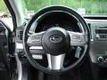 Off Black 2010 Subaru Outback 2.5i Premium Wagon Steering Wheel