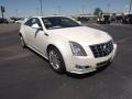 2012 White Diamond Tricoat Cadillac CTS Coupe  photo #3