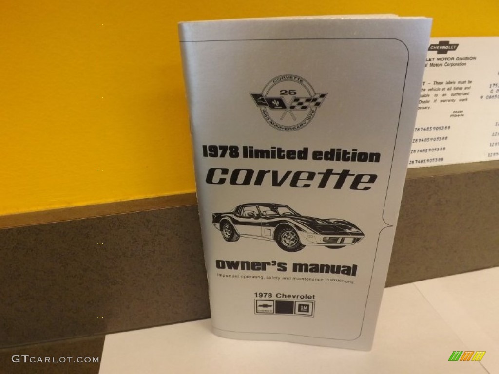 1978 Corvette Indianapolis 500 Pace Car - Silver Anniversary / Gray photo #43