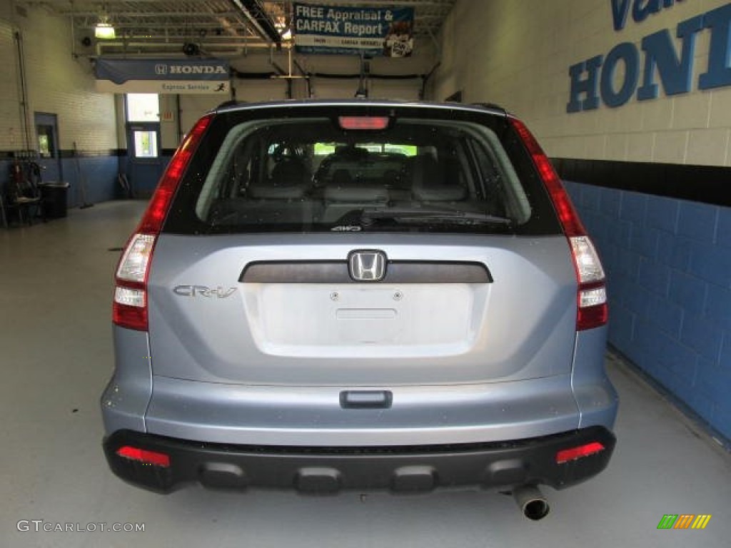 2009 CR-V LX 4WD - Glacier Blue Metallic / Gray photo #3