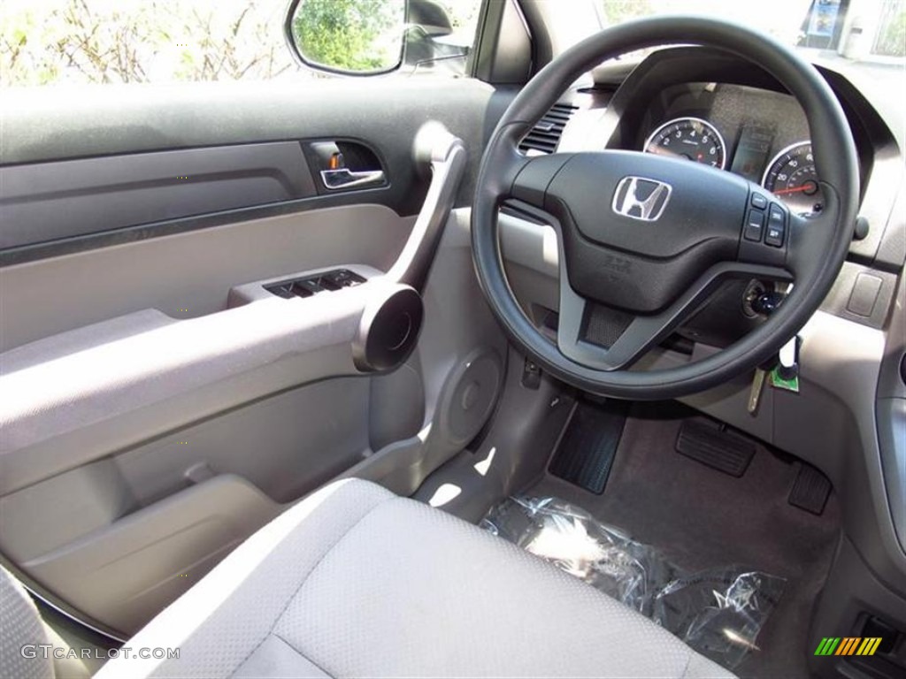 2008 CR-V LX - Taffeta White / Gray photo #11