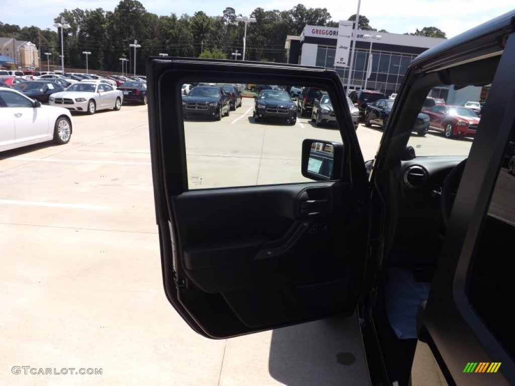 2012 Wrangler Sport 4x4 - Black / Black photo #15