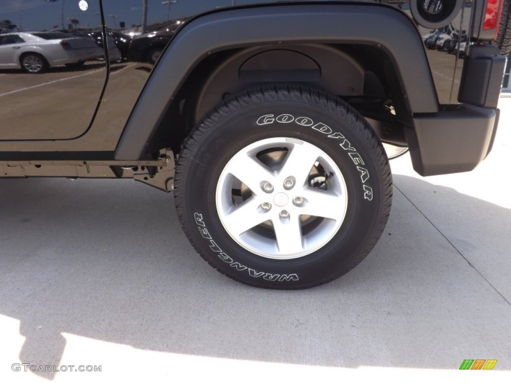 2012 Wrangler Sport 4x4 - Black / Black photo #17