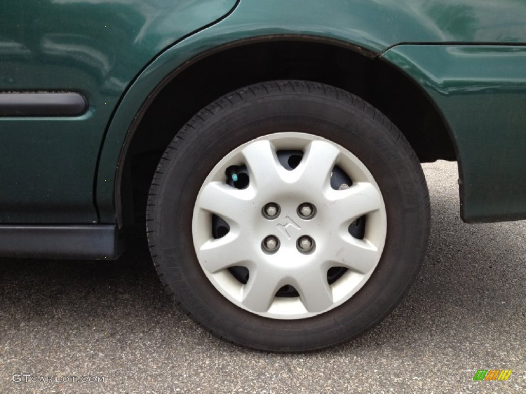 2000 Honda Civic LX Sedan Wheel Photo #65014803