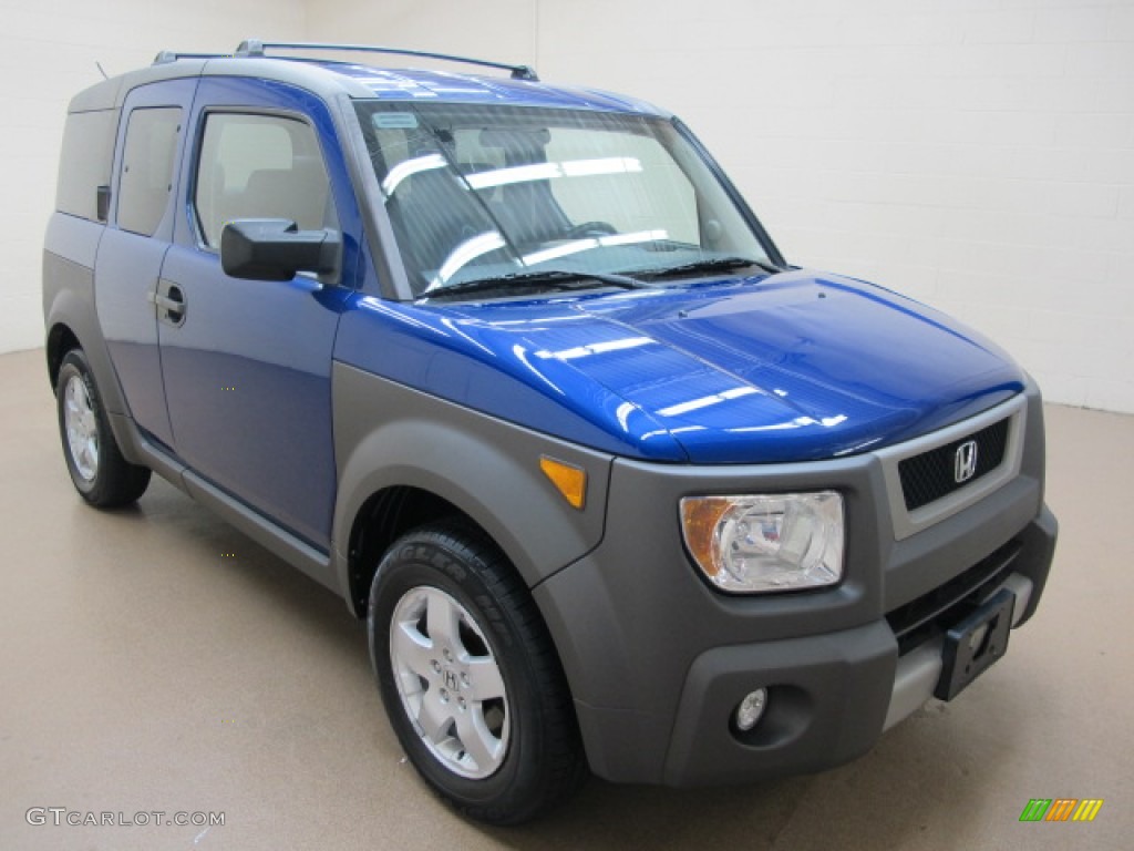 2004 Element EX AWD - Fiji Blue Pearl / Gray photo #1