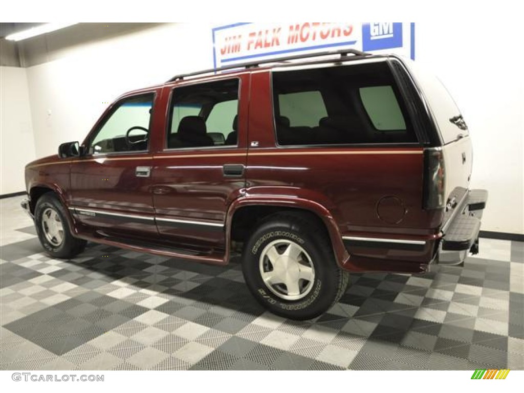 1999 Yukon SLT 4x4 - Dark Toreador Red Metallic / Neutral photo #8