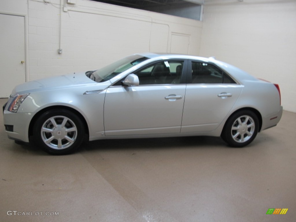 2009 CTS 4 AWD Sedan - Radiant Silver / Ebony photo #5