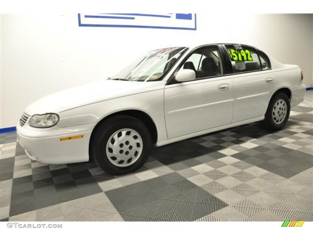 1999 Malibu Sedan - Bright White / Medium Neutral photo #1