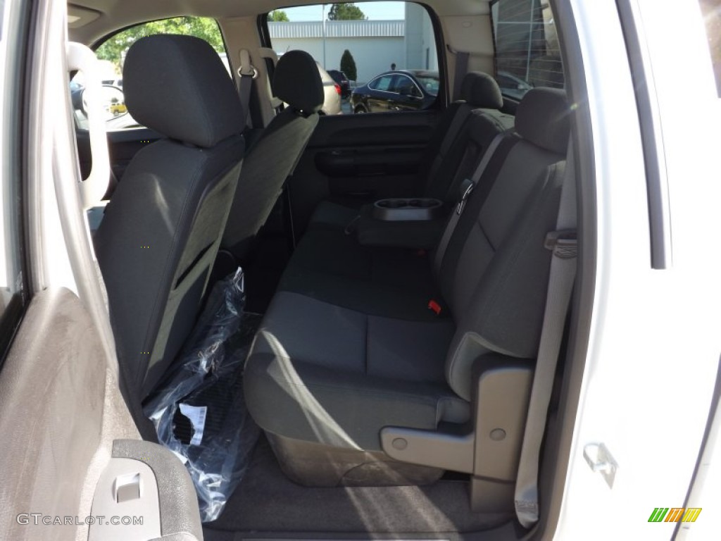 2012 Sierra 1500 SLE Crew Cab 4x4 - Summit White / Ebony photo #15