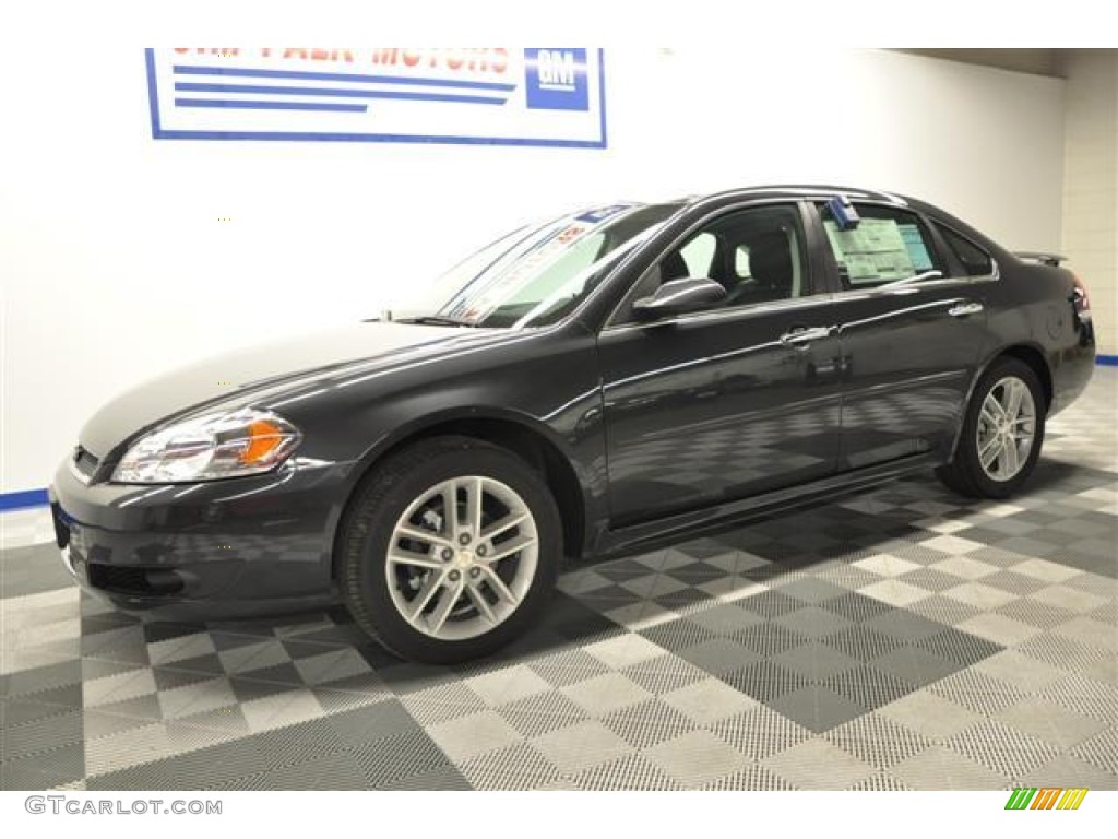 2012 Impala LTZ - Ashen Gray Metallic / Ebony photo #21