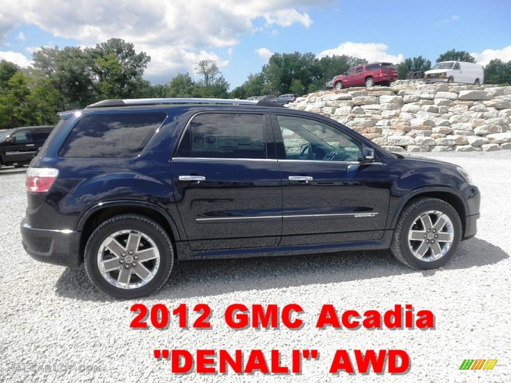 Deep Blue Metallic GMC Acadia