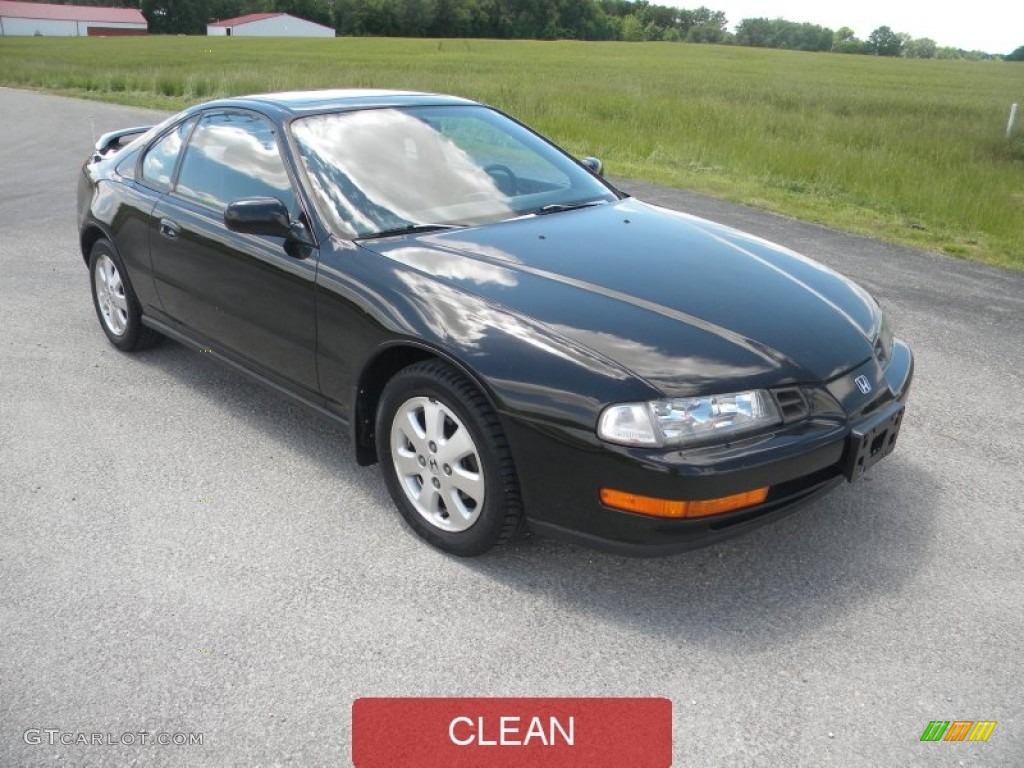 1992 Prelude Si - Granada Black Pearl Metallic / Black photo #4