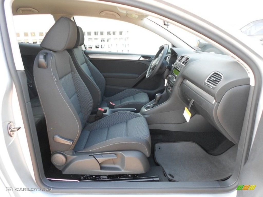 Titan Black Interior 2012 Volkswagen Golf 2 Door Photo #65020410
