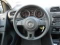 Titan Black Steering Wheel Photo for 2012 Volkswagen Golf #65020434