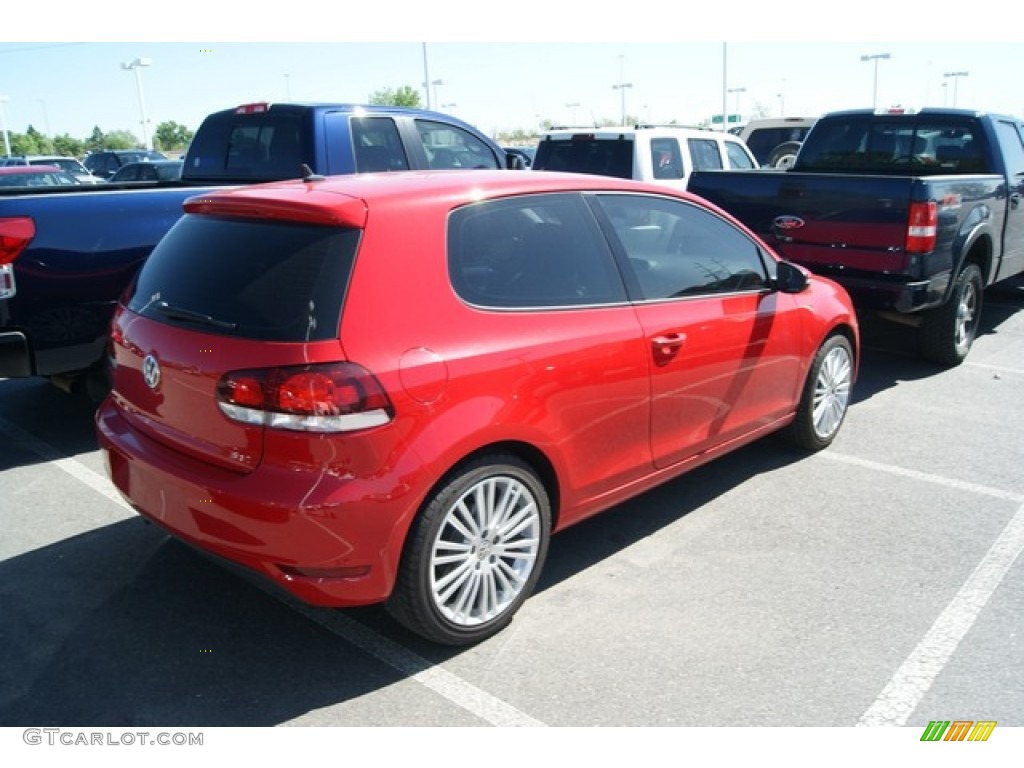 Tornado Red 2011 Volkswagen Golf 2 Door Exterior Photo #65021487