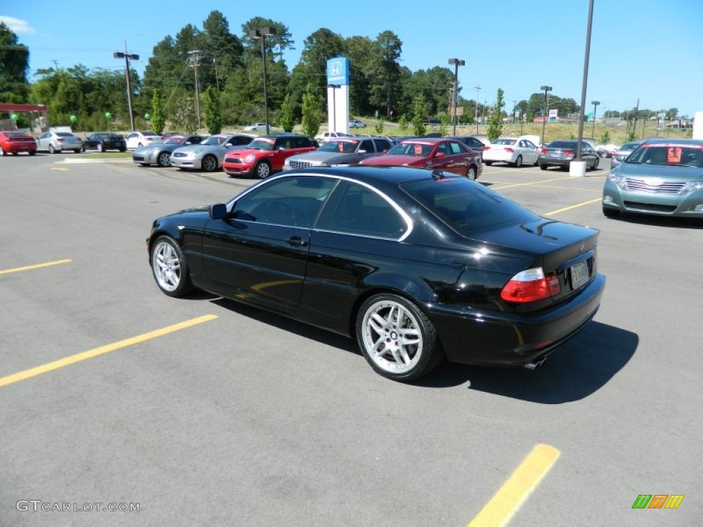 2006 3 Series 330i Coupe - Jet Black / Black photo #3