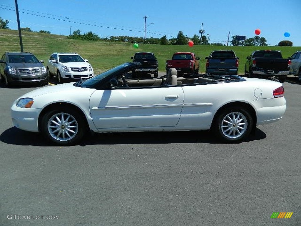 2002 Sebring LXi Convertible - Stone White / Sandstone photo #6