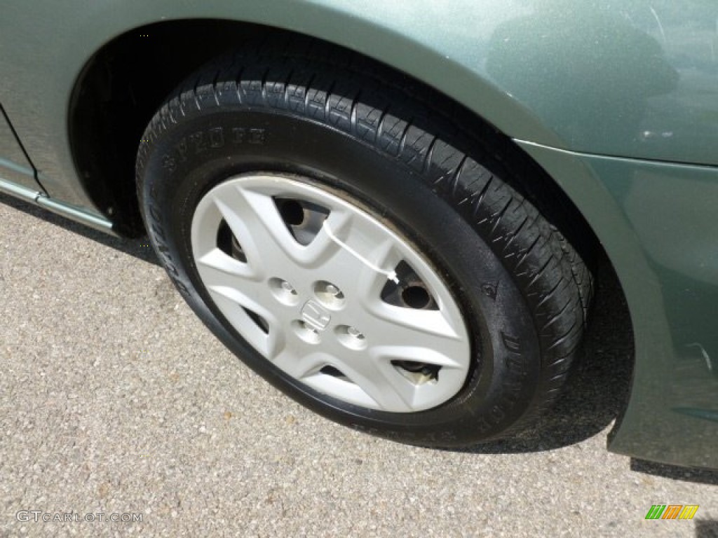 2003 Civic LX Sedan - Galapagos Green / Gray photo #9