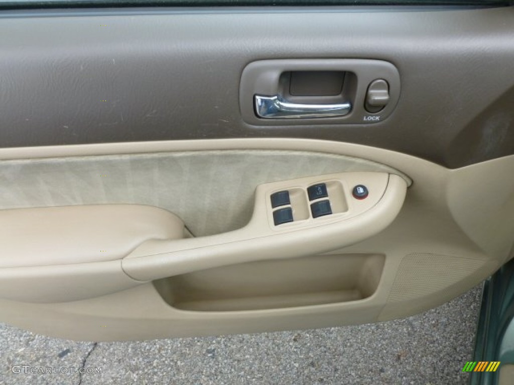 2003 Civic LX Sedan - Galapagos Green / Gray photo #17