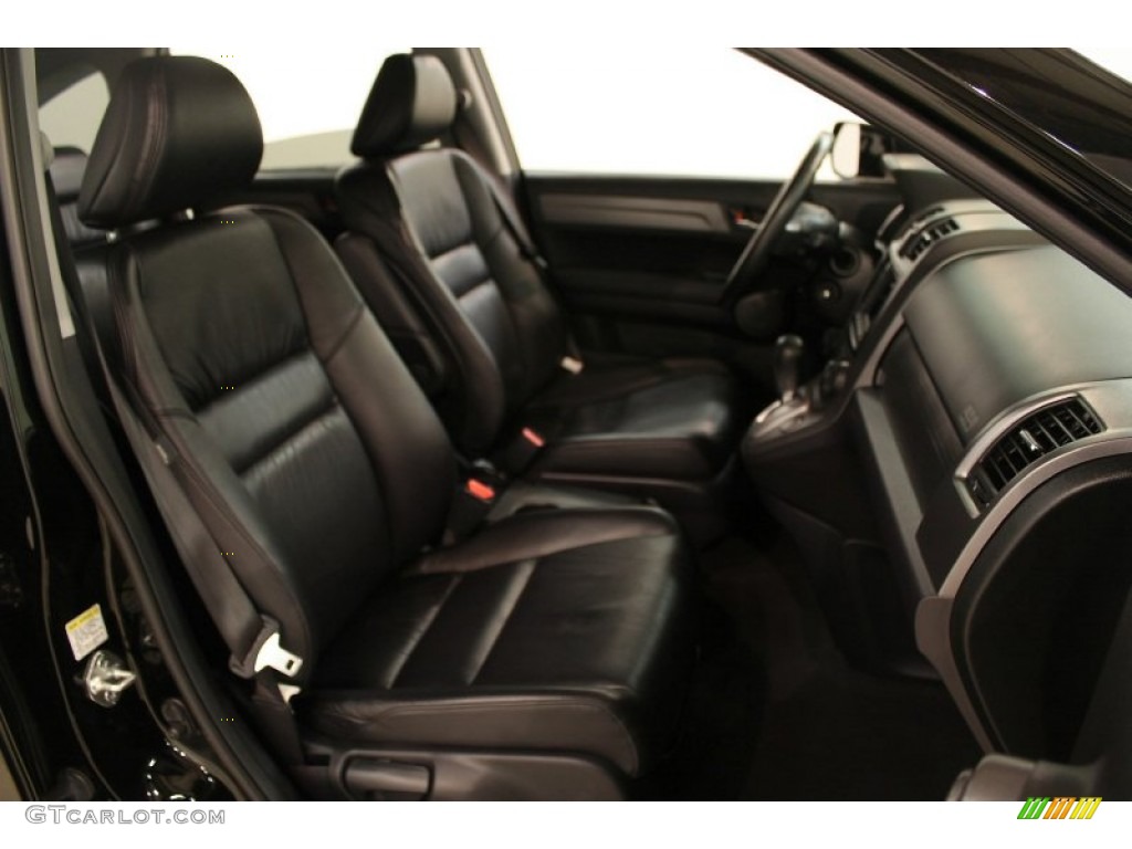 2009 CR-V EX-L 4WD - Crystal Black Pearl / Black photo #16
