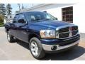 2006 Patriot Blue Pearl Dodge Ram 1500 SLT Quad Cab 4x4  photo #15