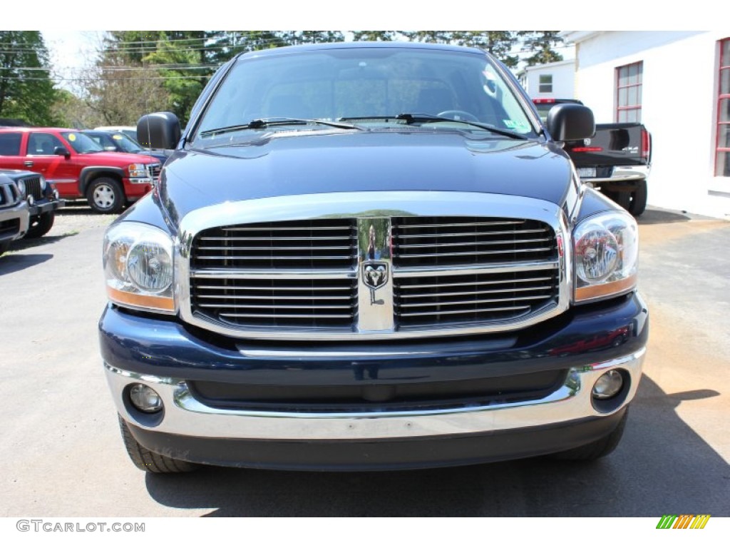 2006 Ram 1500 SLT Quad Cab 4x4 - Patriot Blue Pearl / Medium Slate Gray photo #16