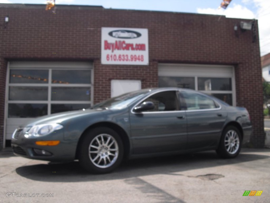 2002 300 M Sedan - Graphite Metallic / Sandstone photo #1