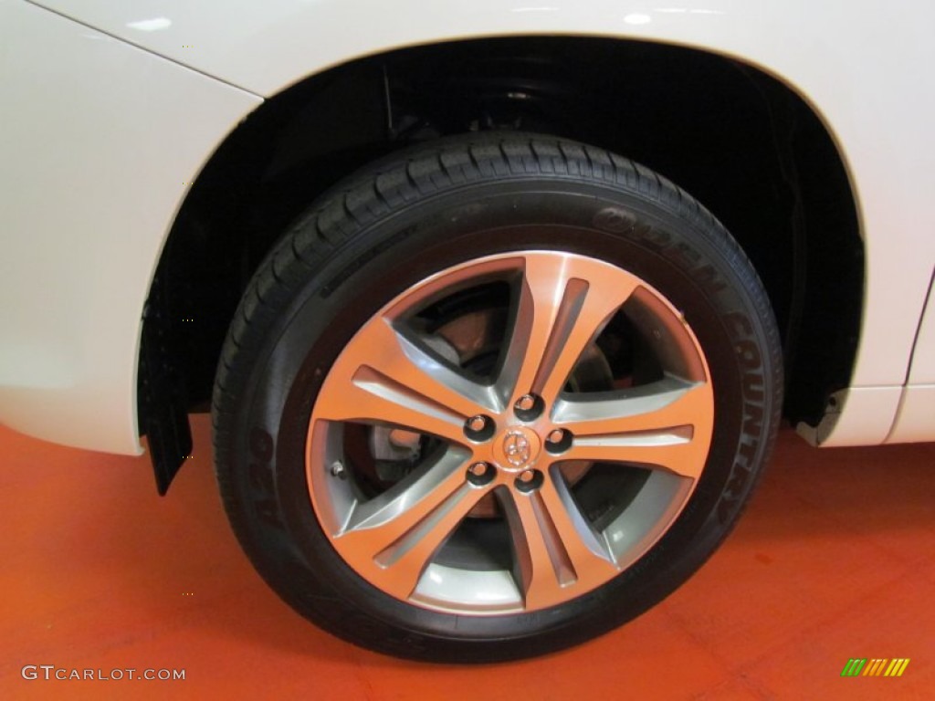 2009 Highlander Sport 4WD - Blizzard White Pearl / Sand Beige photo #3