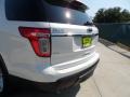 2011 White Platinum Tri-Coat Ford Explorer XLT  photo #22