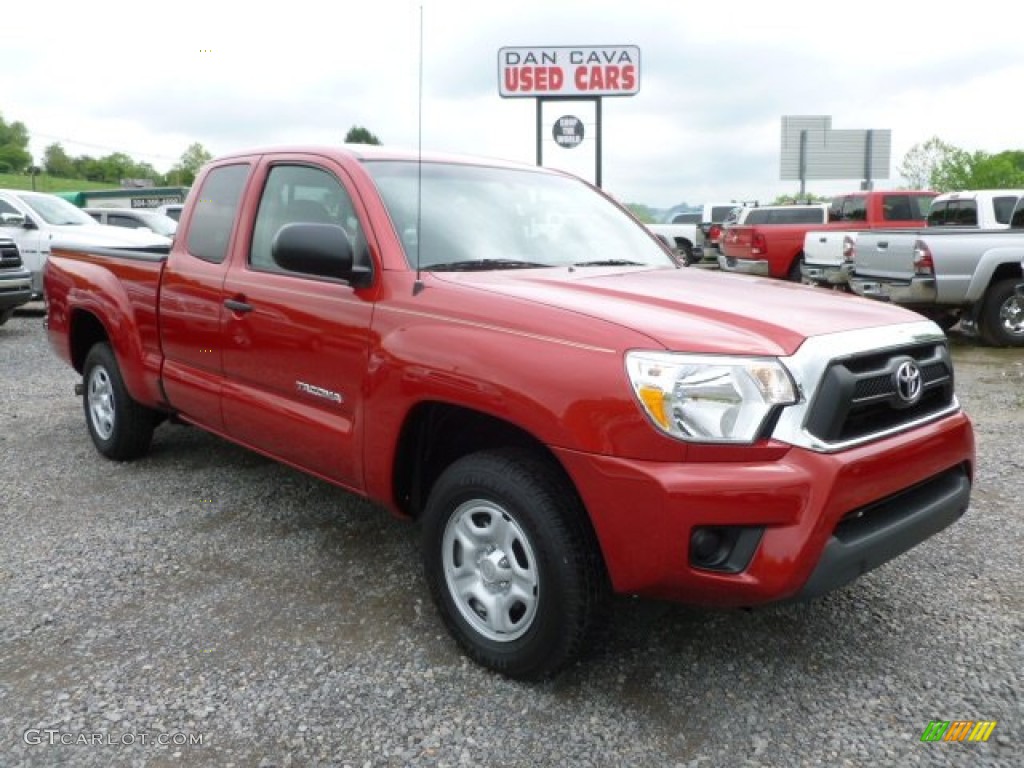 Barcelona Red Metallic Toyota Tacoma
