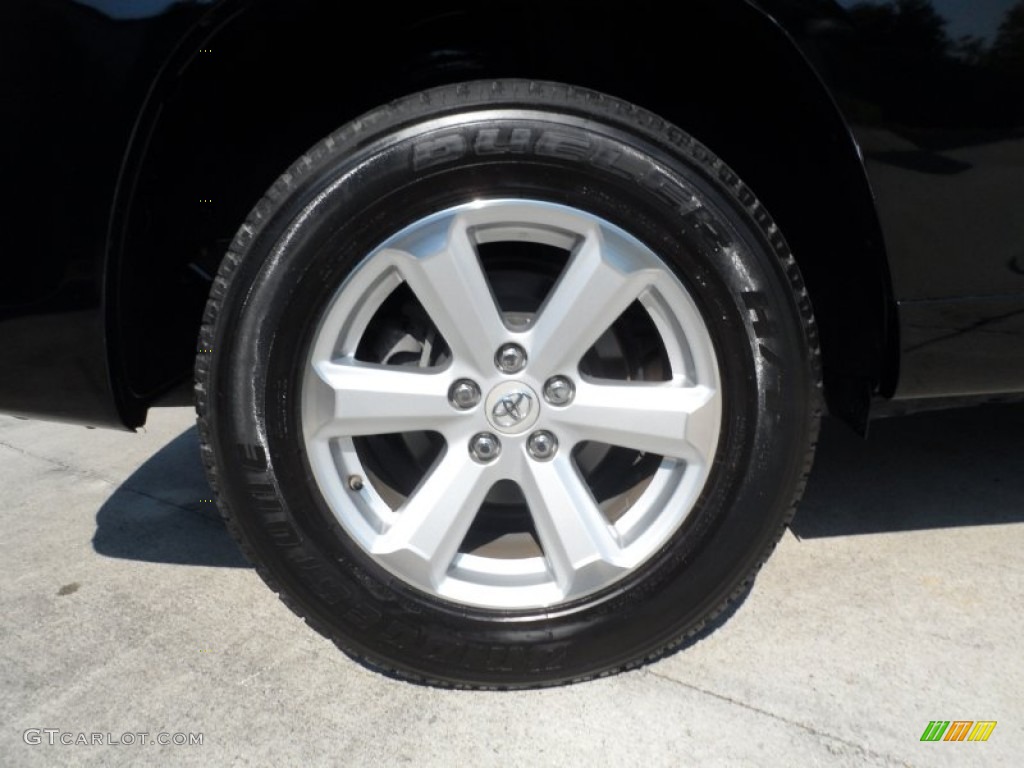 2009 Highlander V6 - Black / Sand Beige photo #13