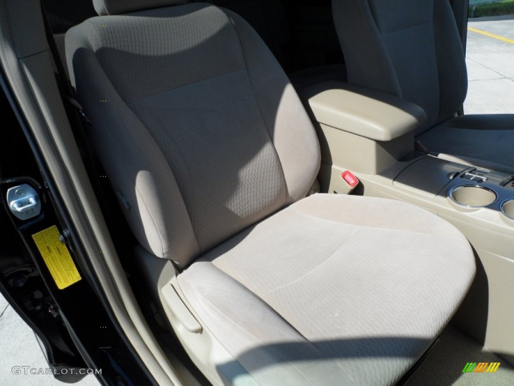 2009 Highlander V6 - Black / Sand Beige photo #21