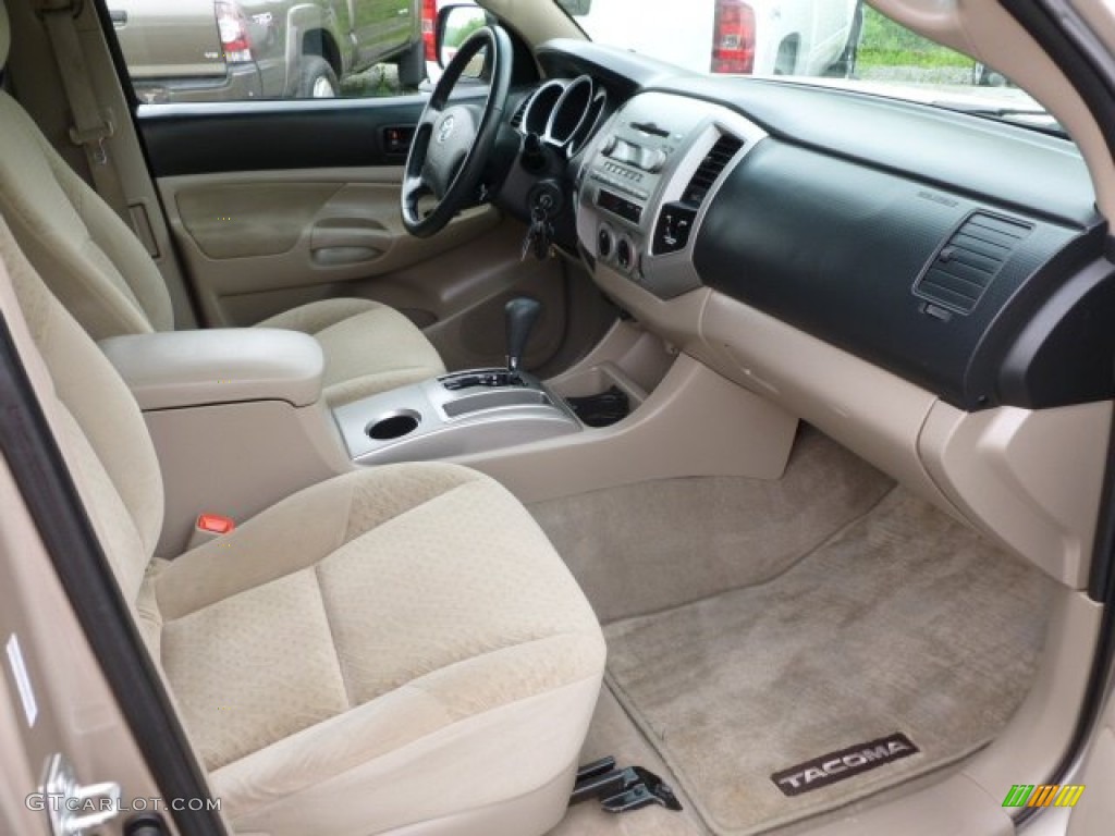 2007 Tacoma V6 Access Cab 4x4 - Desert Sand Mica / Taupe photo #9