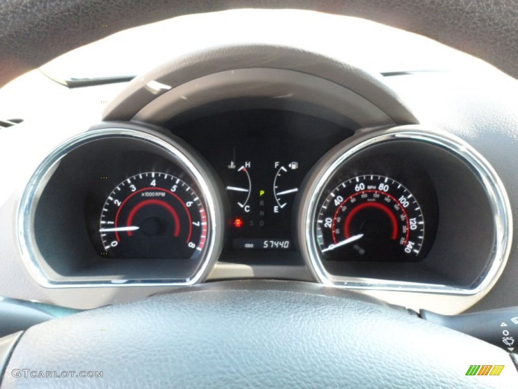 2009 Highlander V6 - Black / Sand Beige photo #37