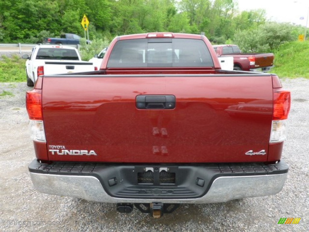 2010 Tundra SR5 Double Cab 4x4 - Salsa Red Pearl / Sand Beige photo #6